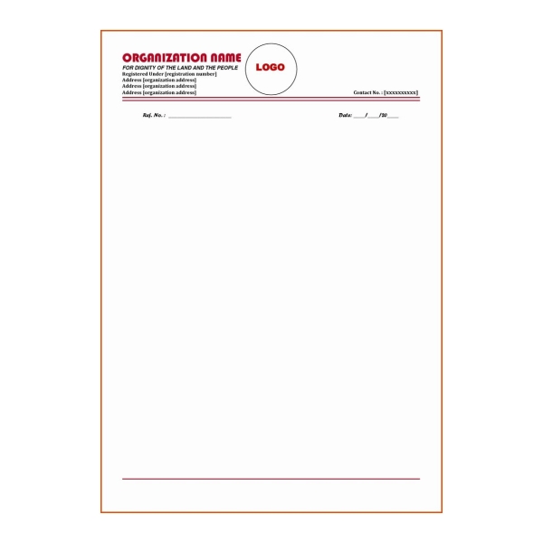 Company letterhead